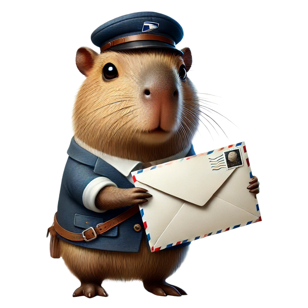Capybara Postman